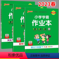 ★[全3科]人教版语文数学英语|共3本 六年级下 [正版]小学学霸作业本一年级下二三六四五年级上册下册同步练习册语文数学