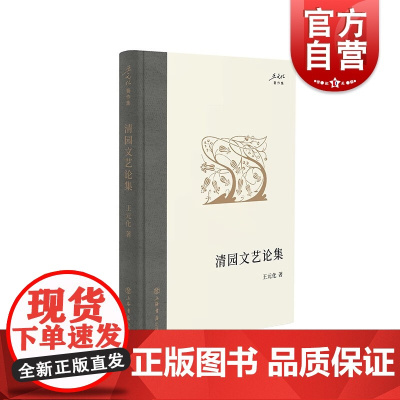 清园文艺论集 王元化著作集文艺理论评论名家文集上海书店出版社文学作品集