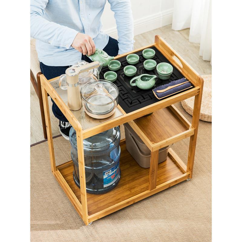 移动茶桌茶台家用小茶车客厅阳台简约功夫茶几迷你泡茶盘茶具套装