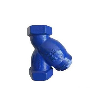 伟鹏双兴 蓝色铸铁丝扣过滤器 DN65 台