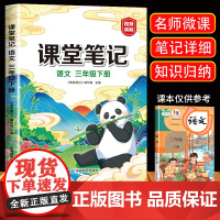 2024新版 三年级下册课堂笔记语文人教版小学3年级下册教材语文课本书人教部编版同步解读全解全析辅导资料视频讲解中国地图
