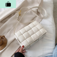 质感斜挎小包包女包2020夏季新款潮韩版百搭编织单肩包时尚小方包NEW LAKE女斜挎包