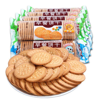 早餐饼干原味牛奶味代餐下午茶点心零食品红枣味167g*6包