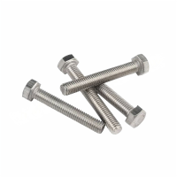 JIBIN/继彬DIN933外六角螺栓 不锈钢304 A2-70 本色 全牙 M10×140 1个