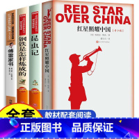 八年级必读课外书[全4册] [正版]全套4册 红星照耀中国和昆虫记原著 八年级上册语文名著 初中生初二阅读书籍 傅雷家书