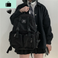 书包女韩版高中大学生百搭工装风多功能背包男ins大容量双肩包潮NEW LAKE