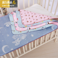 冰丝凉席隔尿垫婴儿夏季隔尿床垫宝宝儿童防水可洗姨妈垫超薄透气 三维工匠凉席/凉枕