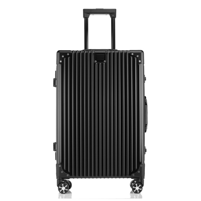 纯铝镁合金金属万向轮拉杆箱旅行箱登机箱20寸男女时尚简约1805