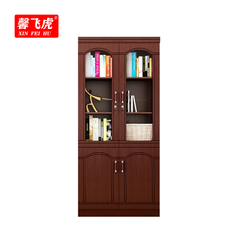 馨飞虎木质文件柜书柜二门/台