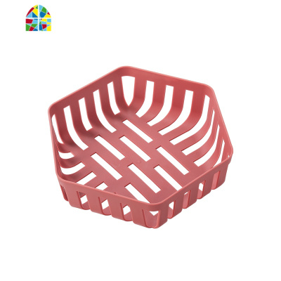 洗水果沥水篮创意个性水果盆家用客厅茶几水果篮北欧风格 FENGHOU 粉色洗菜篮洗菜篮