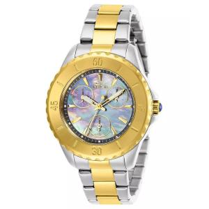 Invicta 女士石英三眼金属表盘防水手表