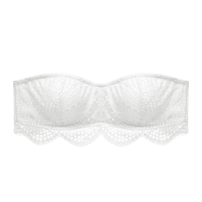 SUNTEK无肩带防滑文胸贴超薄款大胸显胸小内衣聚拢隐形无带抹胸裹胸式夏