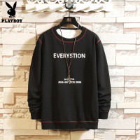 花花公子秋款牌男士长袖卫衣帅气青年上衣外穿时尚打底衫男