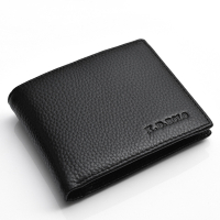 2025新款男士真皮钱包头层牛皮短款钱包钱夹 男