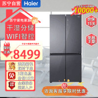 海尔(Haier)BCD-659WGHTD19SEU1 659升双变频十字双开门四开门家用一级能效风冷无霜超大容量全空间