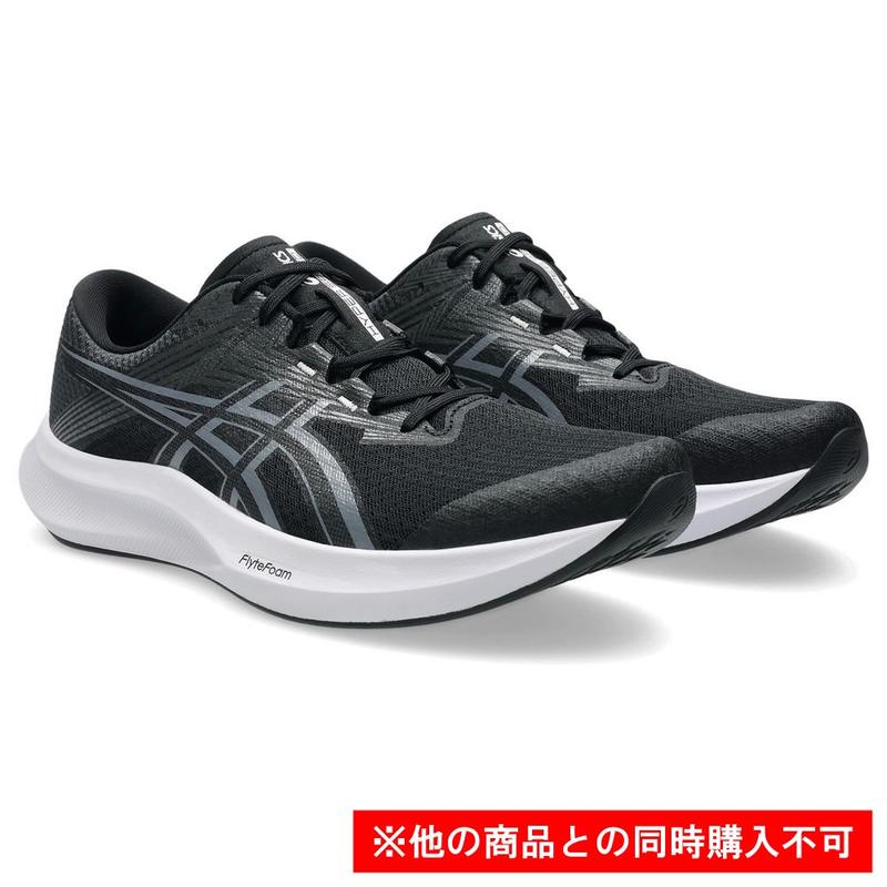 ASICS跑步鞋男轻量透气舒适缓震黑色灰色条纹宽版网面户外跑道