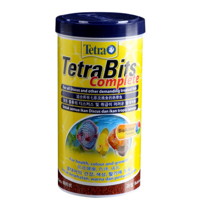 Tetra七彩神仙颗粒鱼饲料增色小型热带鱼粮增艳鱼食加量