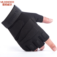 新款半指手套男女战术军迷骑行运动健身山地车钓鱼手套