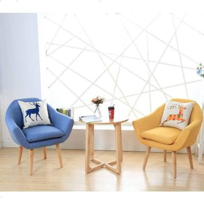 现代简约懒人沙发椅卧室小户型客厅休闲布艺阳台单人洽谈躺椅