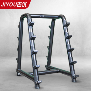吉优JY-F65商用杠铃架固定杠铃一体式架健身房专用含安装