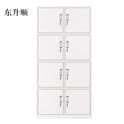 东升顺加厚八门钢制更衣柜员工柜铁皮职工储物柜带锁存包柜