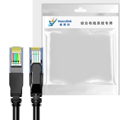 维斯科 Vas-C6-1M 六类非屏蔽网线 1米/根(计价单位:根)黑色