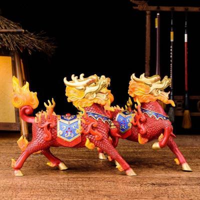 美帮汇火摆件 铜摆件一对运家居客厅装饰品