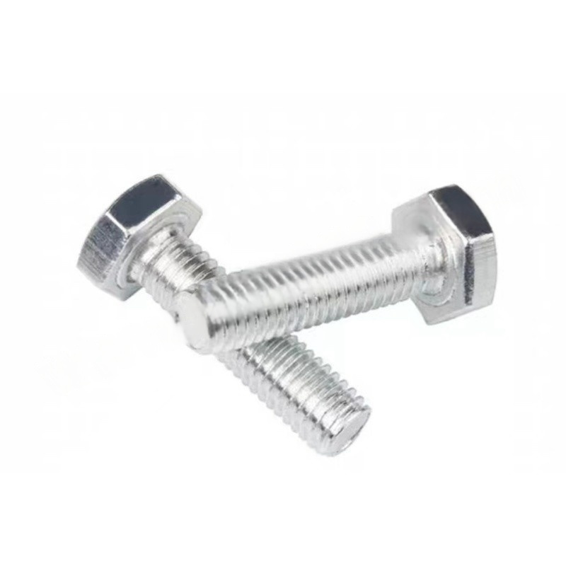 JIBIN/继彬 GB30 外六角螺栓 碳钢 4.8级 镀锌 全牙 M12×85 个