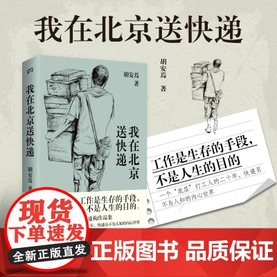 我在北京送快递 胡安焉著 我在物流公司上夜班的一年 “底层”打工人的十年 纪实文学非虚构作品集 浦睿文化 正版书籍书排行