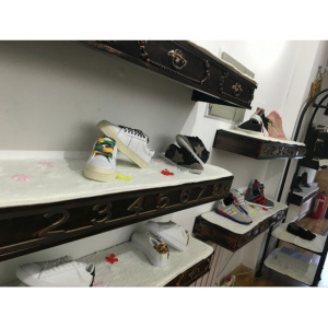 美帮汇定制鞋店服装店橱窗白毛地毯货架中岛柜台地垫装饰垫定做飘窗阳台
