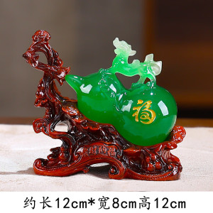 葫芦风水工艺品大号酒柜摆设家居客厅玄关装饰品貔貅摆件