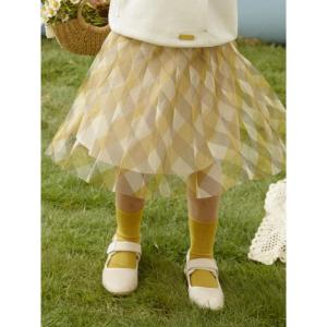 [2件2折价:38]米喜迪mecity童装新款女童儿童裙子可爱纱裙半身裙洋气时尚