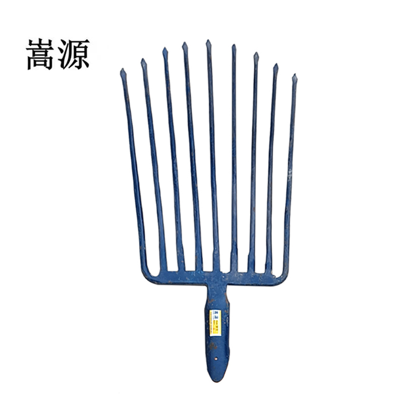 嵩源一体锻打钢叉九齿 个