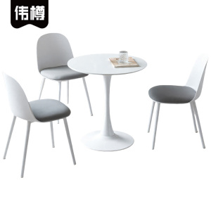 伟樽接待洽谈桌一桌三椅800*800*750mm套
