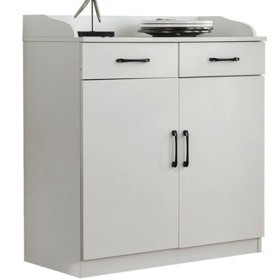 攸形双门双抽茶水柜90*40*90cm台