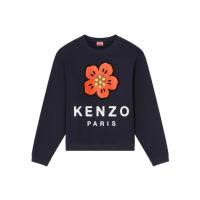 高田贤三(Kenzo)纯棉弹力徽标印花卫衣男女同款休闲百搭套头潮流