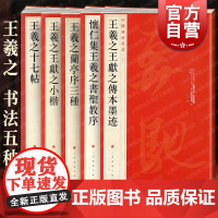 王羲之王献之小楷/怀仁集王羲之书圣教序/王羲之王献之传本墨迹兰亭序三种十七帖 中国碑帖名品上海书画出版社 篆刻书法毛笔字