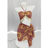 长夜漫漫情趣内衣飞天舞姬异域风情烫金抹胸情趣制服古风汉服1528