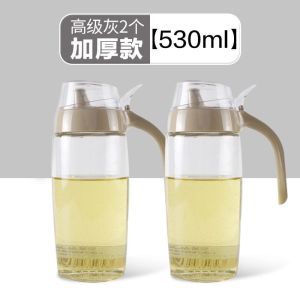 茶花油壶玻璃厨房家用油罐壶塑料小酱油醋壶装香油调料瓶油瓶