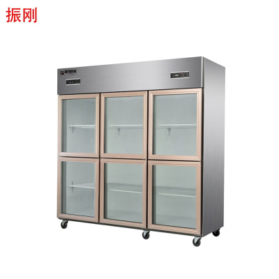 振刚冷藏六门玻璃高身柜 LCA-06 台