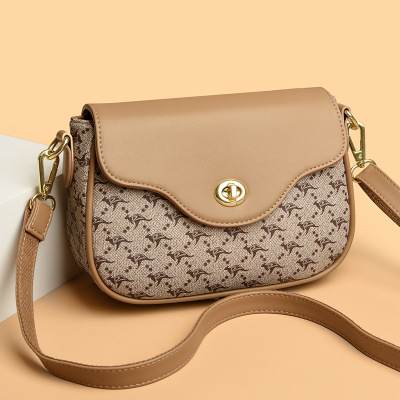 包包女包新款2026新款时尚中年女包斜挎包女大气单肩包女