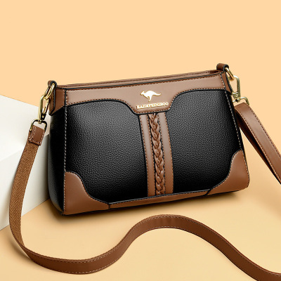 包包女包新款斜挎包女多隔层时尚撞色妈妈包单肩包女_41330