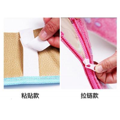 家柏饰(CORATED)马桶垫加厚坐便套拉链马桶套圈加大防水粘贴式座便器坐垫