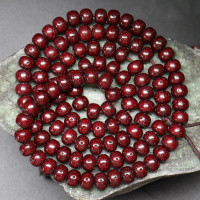 海南朱砂供星月菩提手串108颗佛珠正月机刷星月菩提籽项链 老陈籽送女朋友老婆情人节七夕生日礼物