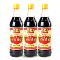 [中华特色]镇江馆 恒顺香醋500ml 3瓶装镇江特产 蘸料醋 炒菜 华东