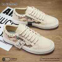 La Chessiers草编鞋男春秋季2025年新款男鞋百搭潮流低帮休闲板鞋男士运动布鞋潮