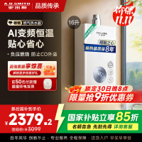 AO史密斯16升燃气热水器佳尼特 不锈钢换热器8年包换 恒温大水量 抗风防冻 JSQ31-TC1