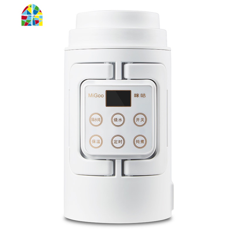 多功能电热水壶便携式折叠烧水壶家用旅行宿舍小型煮粥电煮壶 FENGHOU 220v升级版粉色+隔水炖