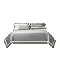 婵思 迷恋系列80支匹马棉工艺床上四件套