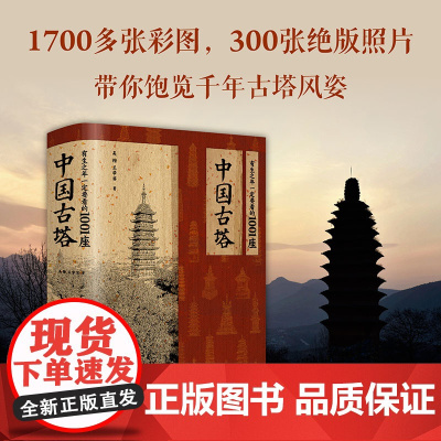 有生之年一定要看的1001座 中国古塔 追溯2300年塔的历史 一本精美的古塔文化专著 你书架上的古塔博物馆 正版书